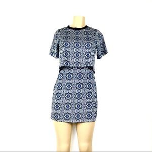TOPSHOP  Geo Dress Size 4   A1-3